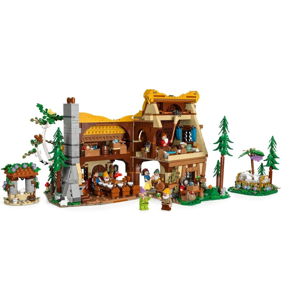 Set de Construcție Lego Casita de Blancanieves y los siete enanitos 2228 Piese - Jucarii si jocuri
