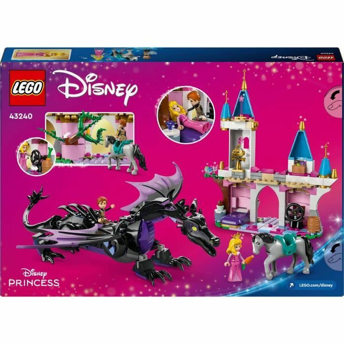 Set de Construcție Lego Disney Princess 43240 Maleficent as a dragon Multicolor 583 Piese - Jucarii si jocuri