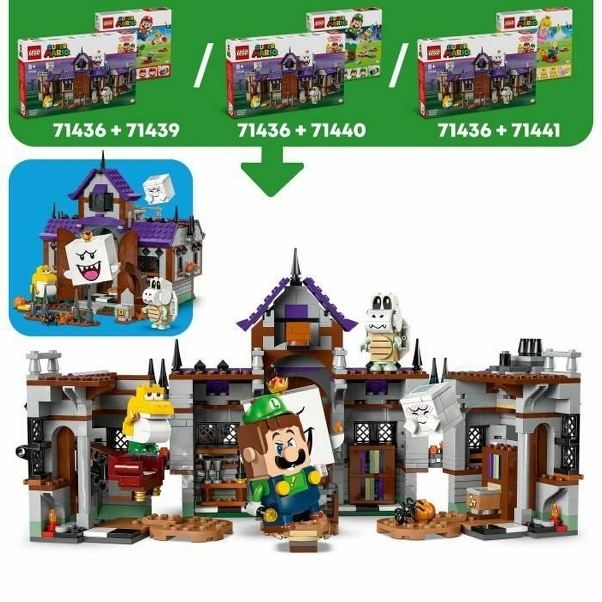 Set de Construcție Lego King Boo's Haunted Mansion Multicolor - Jucarii si jocuri