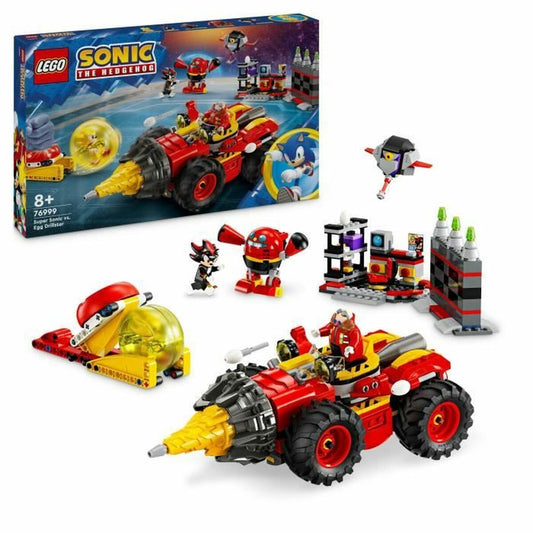 Set de Construcție Lego Sonic the Hedgehog 76999 Super Sonic vs. Egg Drillster 590 Piese - Jucarii si jocuri