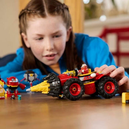 Set de Construcție Lego Sonic the Hedgehog 76999 Super Sonic vs. Egg Drillster 590 Piese - Jucarii si jocuri