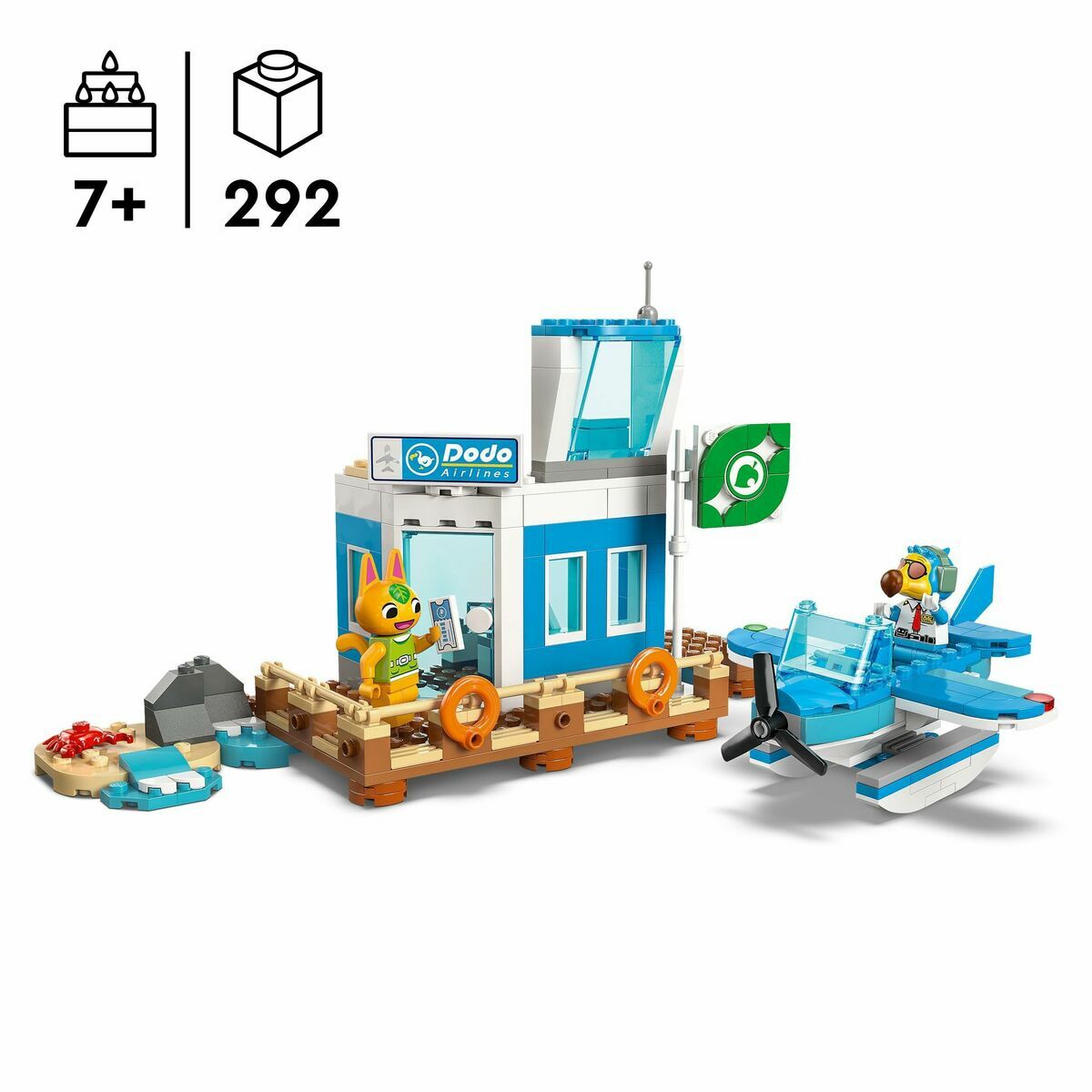 Set de Construcție Lego Animal Crossing 77051 Dodo Airlines Air Travel Multicolor - Jucarii si jocuri