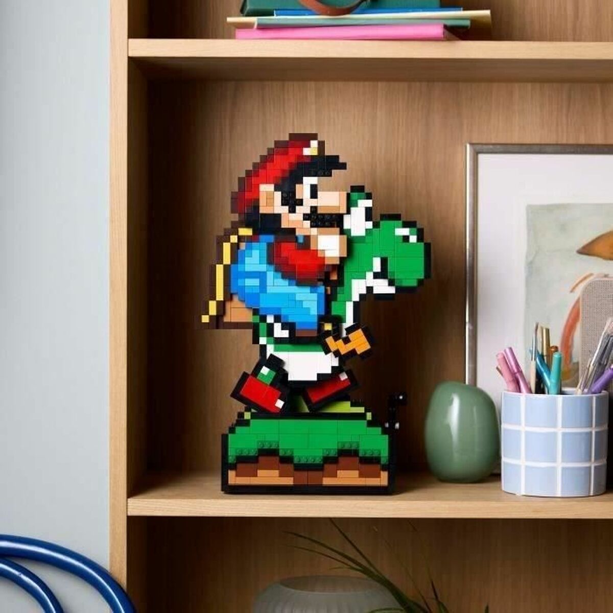 Set de Construcție Lego Super Mario World™ Mario and Yoshi - Jucarii si jocuri