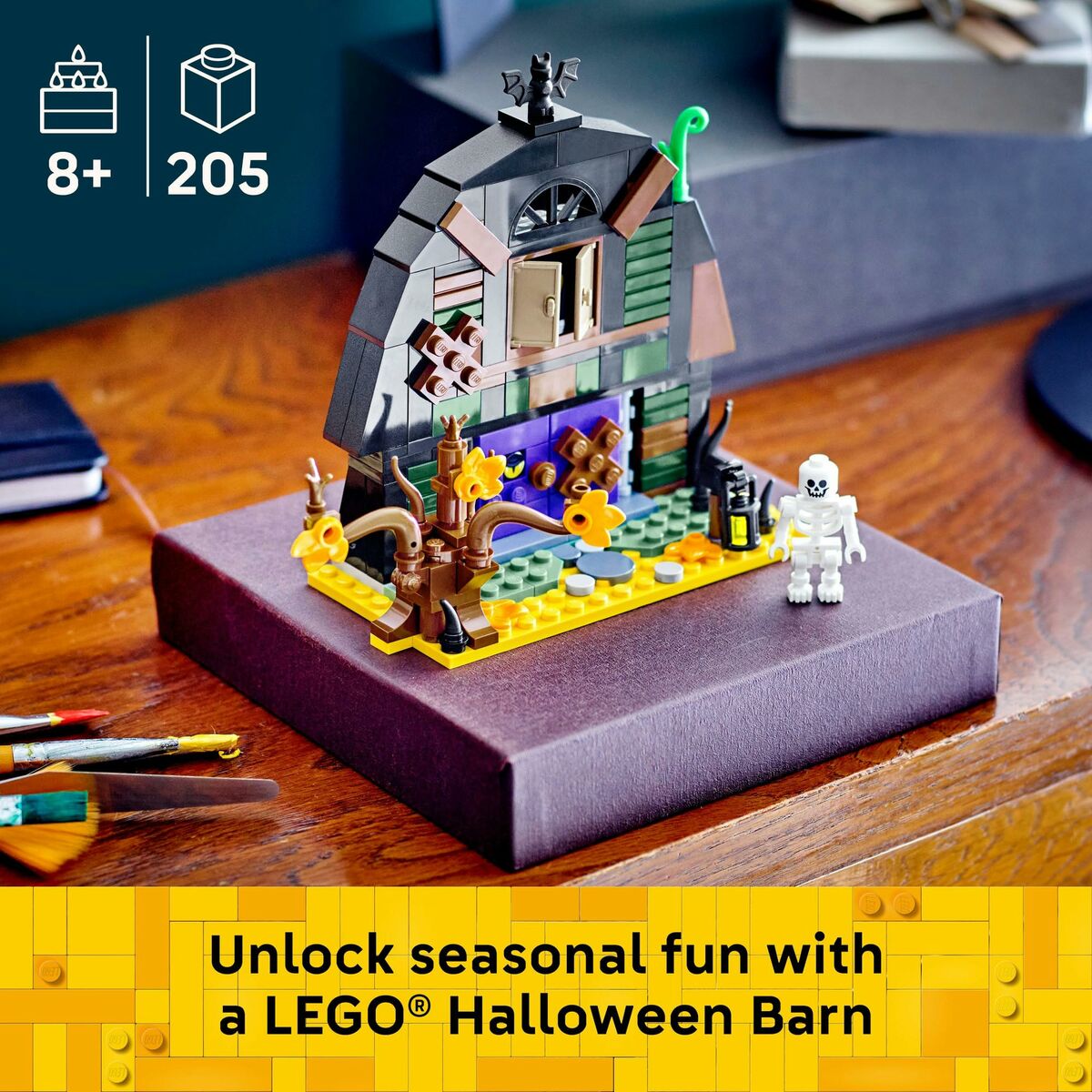 Set de Construcție Lego 40721 Halloween Barn 205 Piese - Jucarii si jocuri