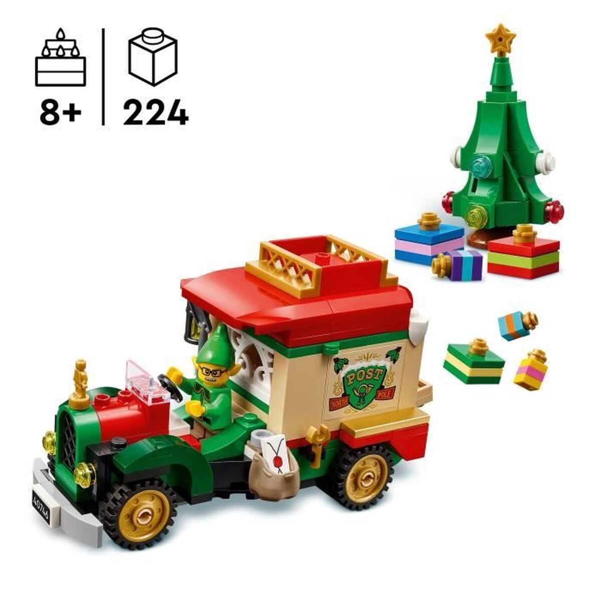 Set de Construcție Lego 40746 Santa's Delivery Truck 224 Piese - Jucarii si jocuri