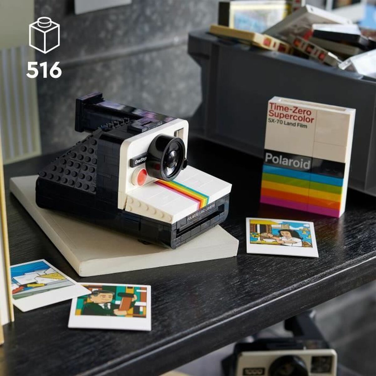 Set de Construcție Lego 21345 Ideas Polaroid OneStep SX-70 Camera - Jucarii si jocuri