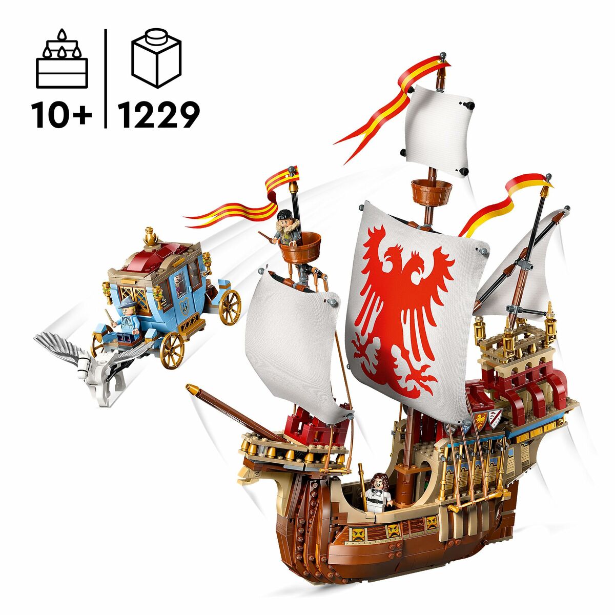 Set de Construcție Lego HARRY POTTER 76440 TriWizard Tournament: The Arrival 1229 Piese - Jucarii si jocuri