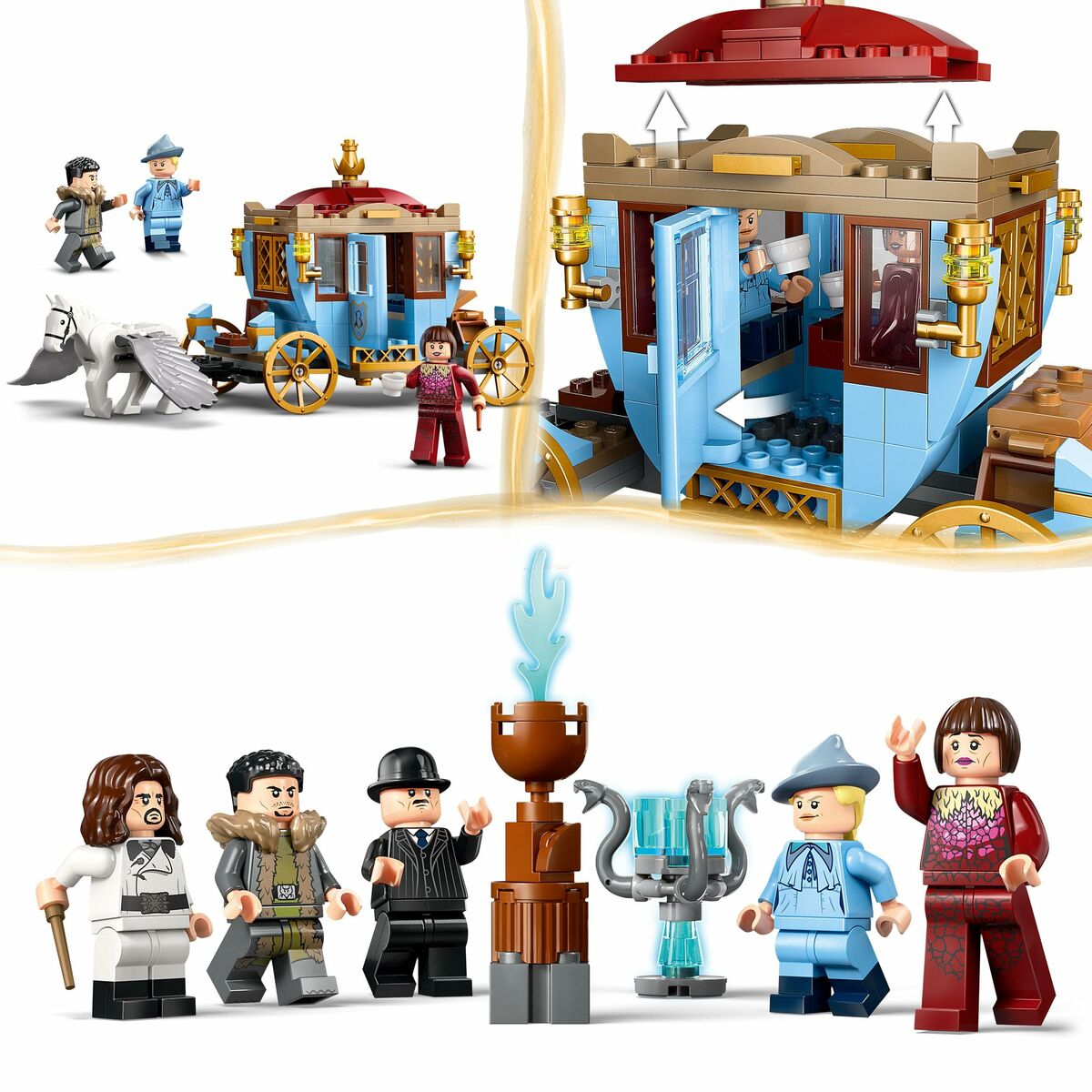 Set de Construcție Lego HARRY POTTER 76440 TriWizard Tournament: The Arrival 1229 Piese - Jucarii si jocuri