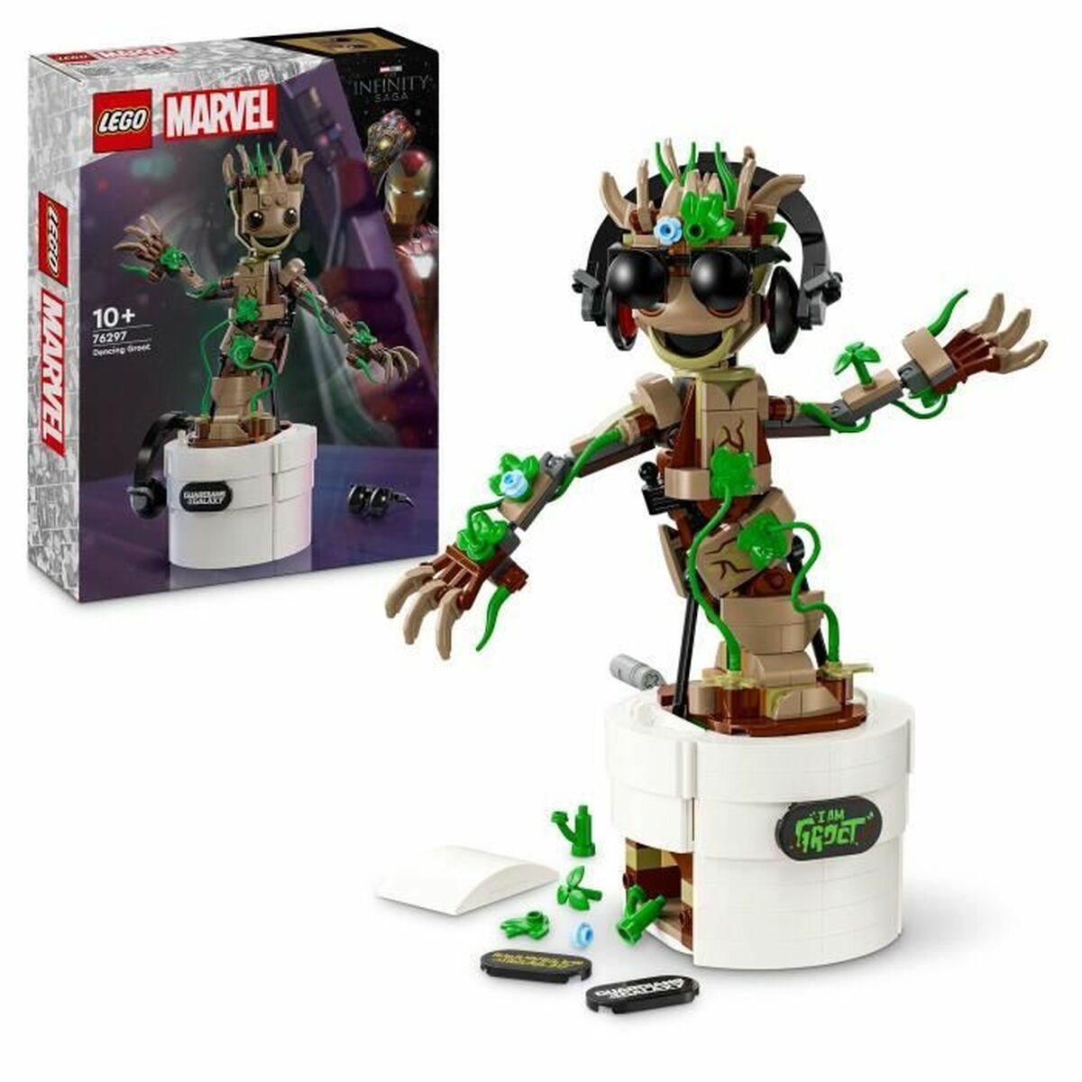Set de Construcție Marvel El Baile de Baby Groot Lego 76297 - Jucarii si jocuri