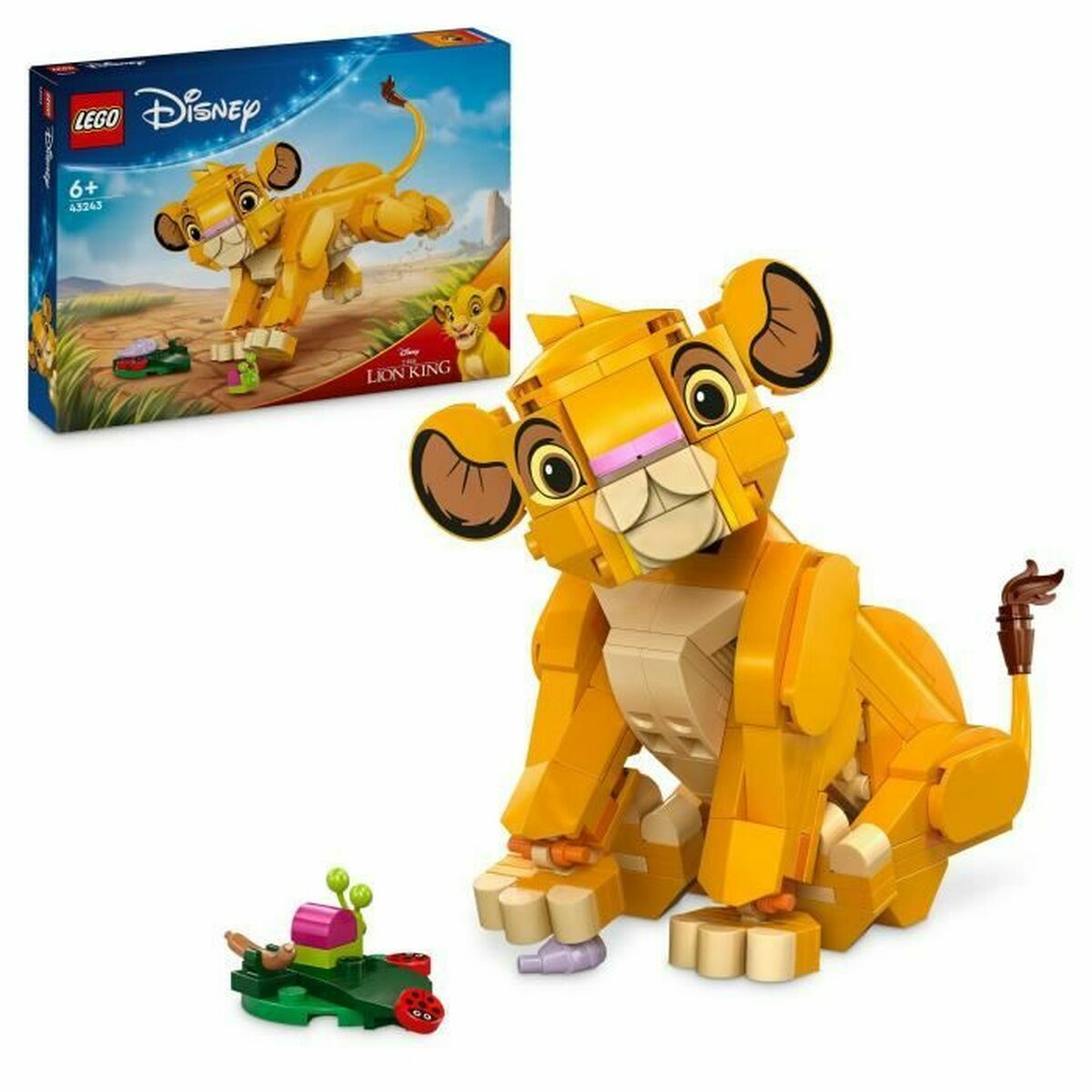 Set de Construcție Lego Disney 43243 The Lion King - Simba Multicolor 222 Piese - Jucarii si jocuri