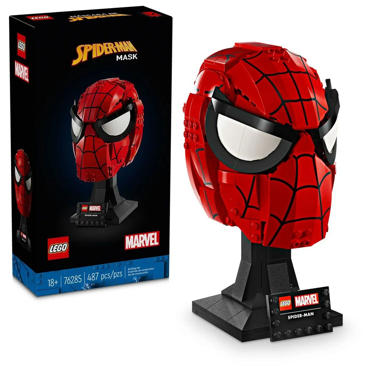 Set de Construcție Lego MARVEL 76285 SPIDER-MAN MASK 487 Piese - Jucarii si jocuri