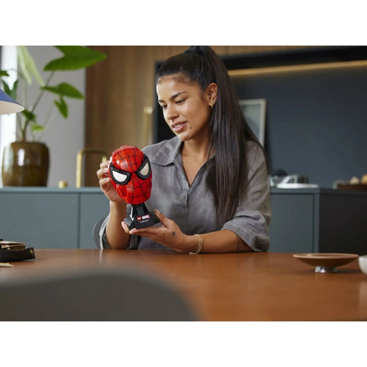 Set de Construcție Lego MARVEL 76285 SPIDER-MAN MASK 487 Piese - Jucarii si jocuri