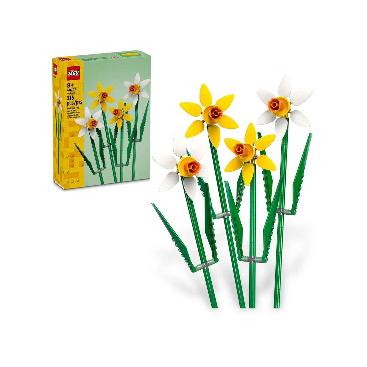 Set de Construcție Lego Botanical Collection 40747 Daffodils Multicolor 216 Piese - Jucarii si jocuri