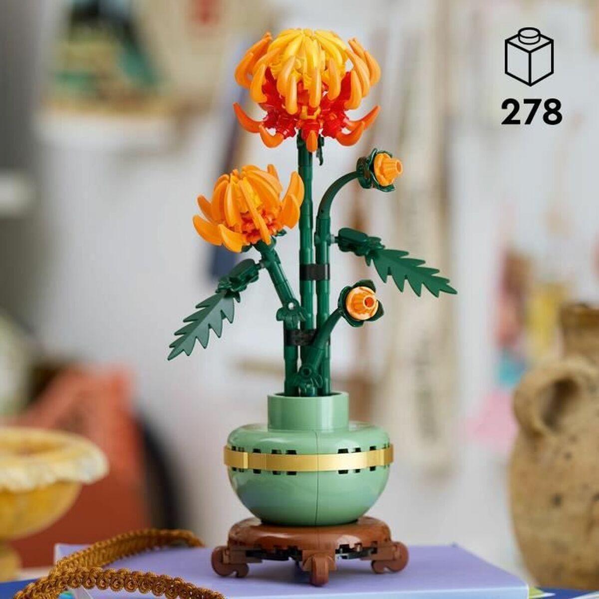 Set de Construcție Lego 10368 Chrysanthemum Flower Arrangement Multicolor - Jucarii si jocuri
