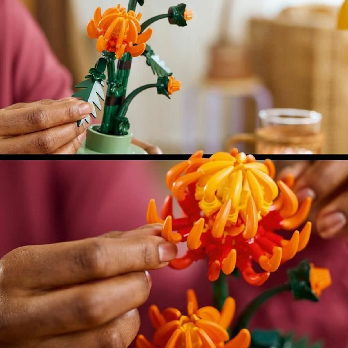 Set de Construcție Lego 10368 Chrysanthemum Flower Arrangement Multicolor - Jucarii si jocuri