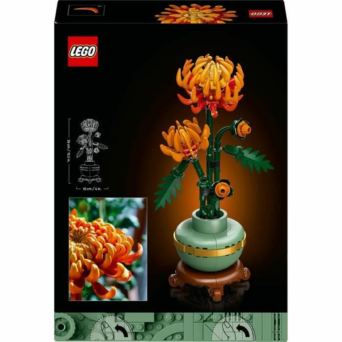 Set de Construcție Lego 10368 Chrysanthemum Flower Arrangement Multicolor - Jucarii si jocuri