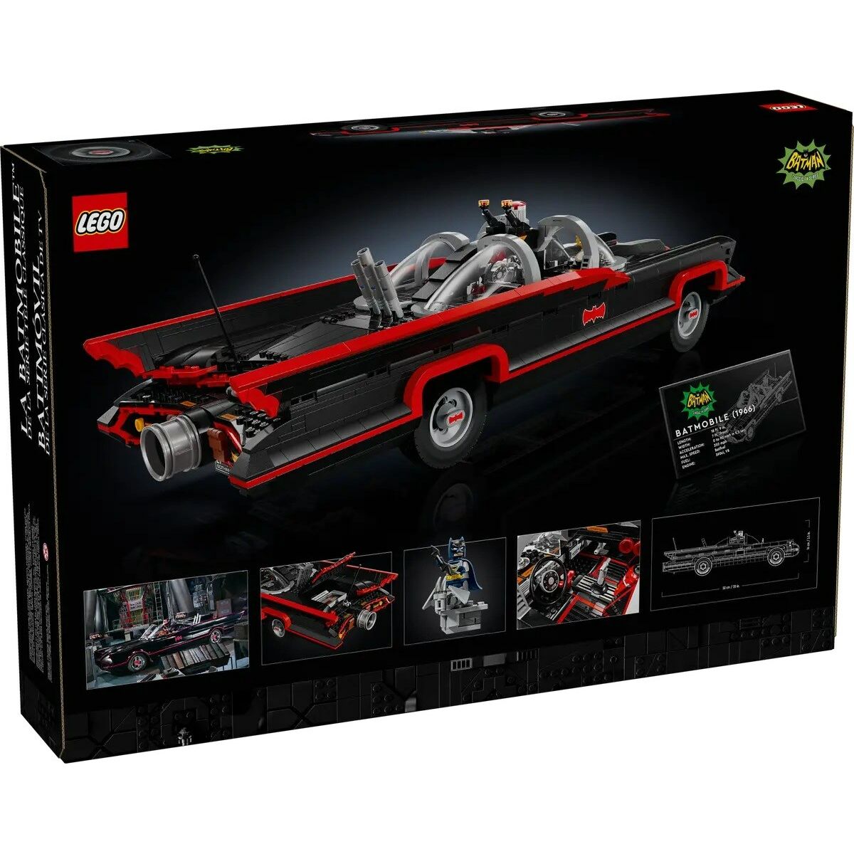 Set de Construcție Lego BATMAN 76328 The Classic TV Series Batmobile 1822 Piese - Jucarii si jocuri