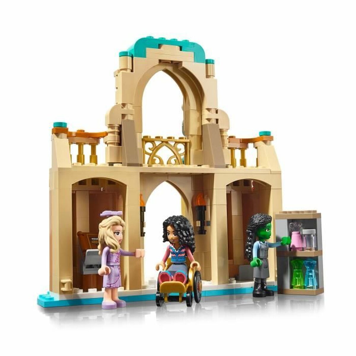 Set de Construcție Lego Wicked 75681 Glinda Elphaba and Nessarose at Shiz University 304 Piese - Jucarii si jocuri
