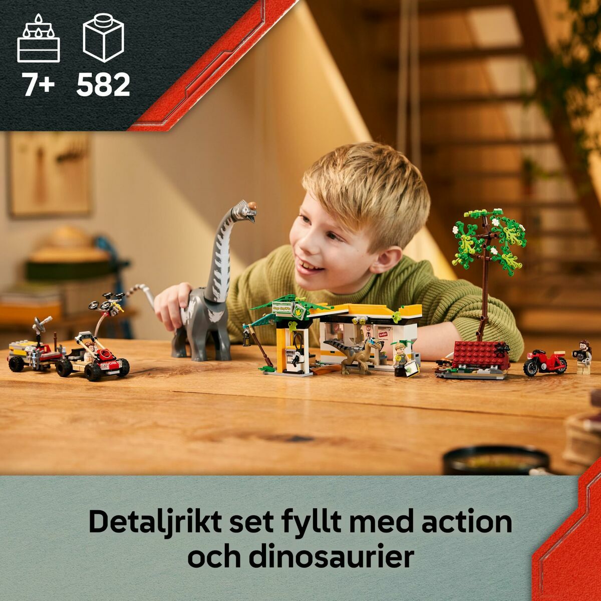 Set de Construcție Lego JURASSIC WORLD 76973 Raptor & Titanosaurus Tracking Mission - Jucarii si jocuri