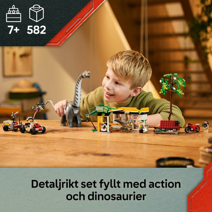 Set de Construcție Lego JURASSIC WORLD 76973 Raptor & Titanosaurus Tracking Mission - Jucarii si jocuri