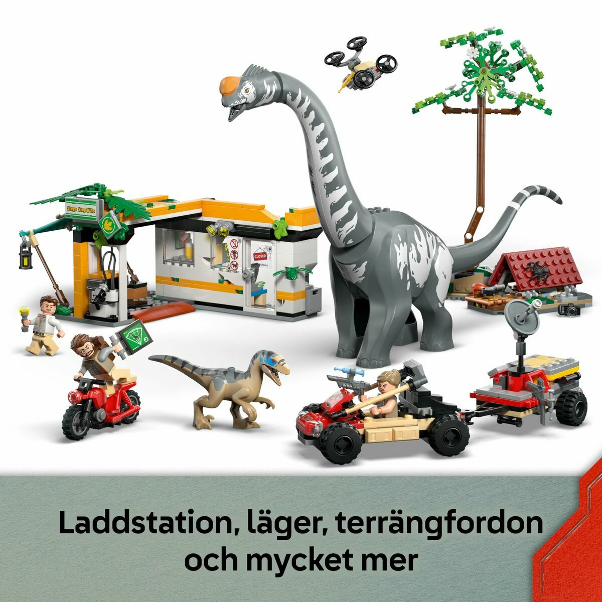 Set de Construcție Lego JURASSIC WORLD 76973 Raptor & Titanosaurus Tracking Mission - Jucarii si jocuri