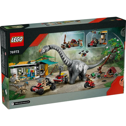 Set de Construcție Lego JURASSIC WORLD 76973 Raptor & Titanosaurus Tracking Mission 582 Piese - Jucarii si jocuri