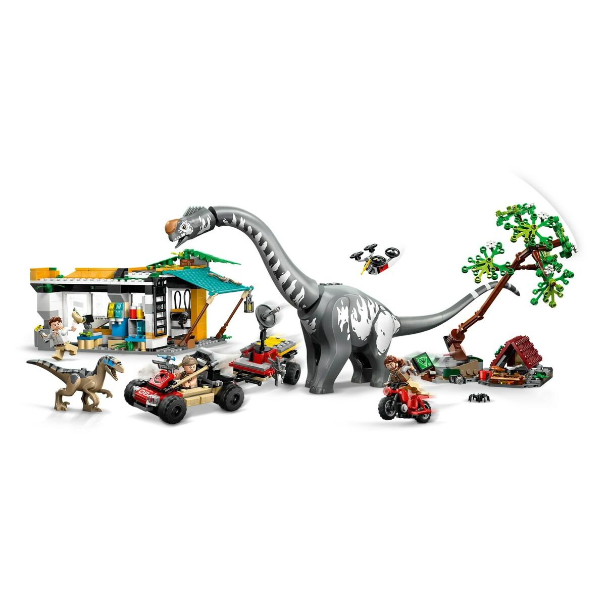 Set de Construcție Lego JURASSIC WORLD 76973 Raptor & Titanosaurus Tracking Mission 582 Piese - Jucarii si jocuri