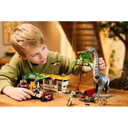 Set de Construcție Lego JURASSIC WORLD 76973 Raptor & Titanosaurus Tracking Mission 582 Piese - Jucarii si jocuri