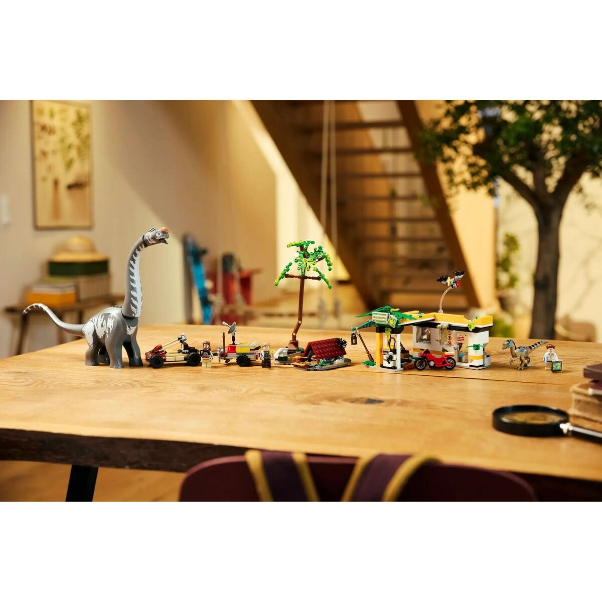 Set de Construcție Lego JURASSIC WORLD 76973 Raptor & Titanosaurus Tracking Mission 582 Piese - Jucarii si jocuri