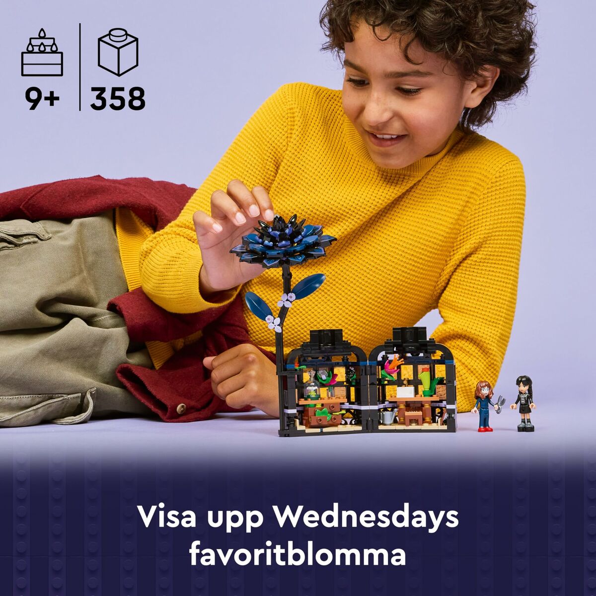 Set de Construcție Lego WEDNESDAY 76784 Black Dahlia Flower 358 Piese - Jucarii si jocuri