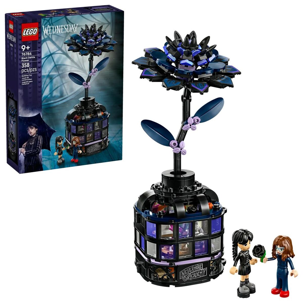 Set de Construcție Lego WEDNESDAY 76784 Black Dahlia Flower 358 Piese - Jucarii si jocuri