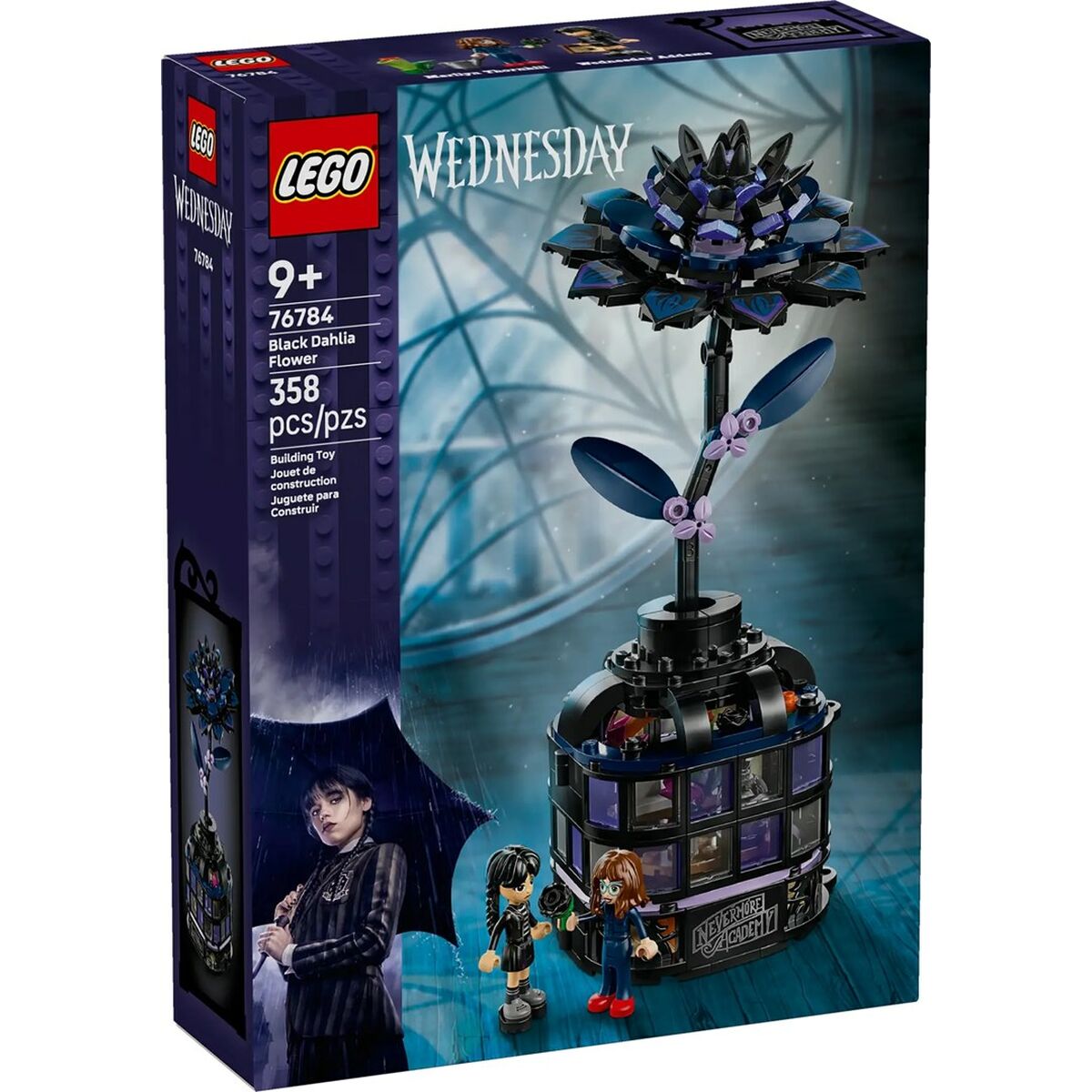 Set de Construcție Lego WEDNESDAY 76784 Black Dahlia Flower 358 Piese - Jucarii si jocuri