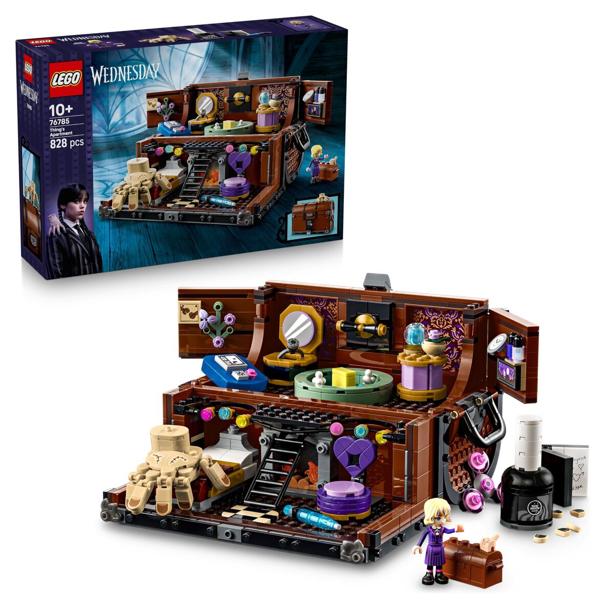 Set de Construcție Lego Wednesday 76785 Thing's Apartment 828 Piese - Jucarii si jocuri