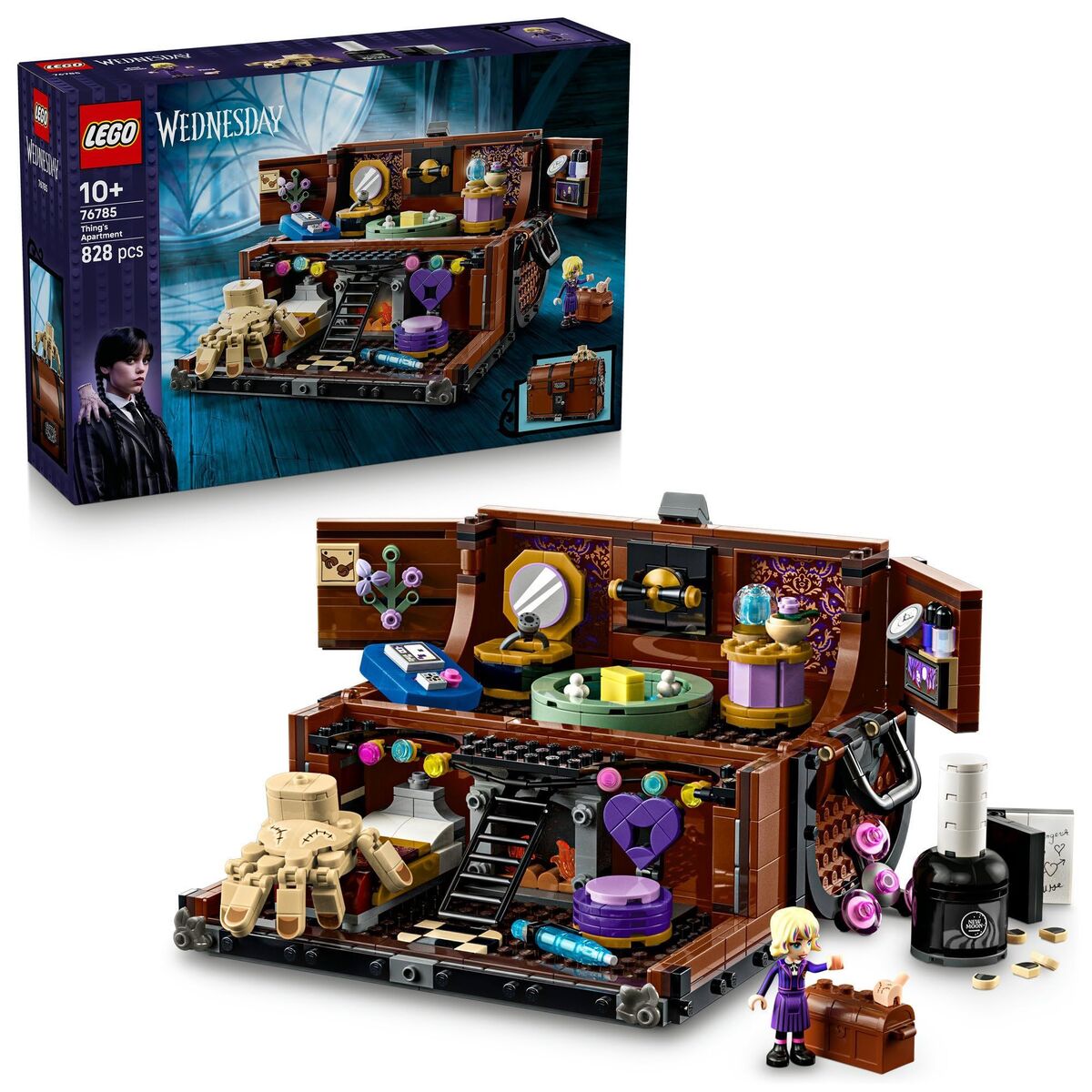 Set de Construcție Lego Wednesday 76785 Thing's Apartment 828 Piese - Jucarii si jocuri