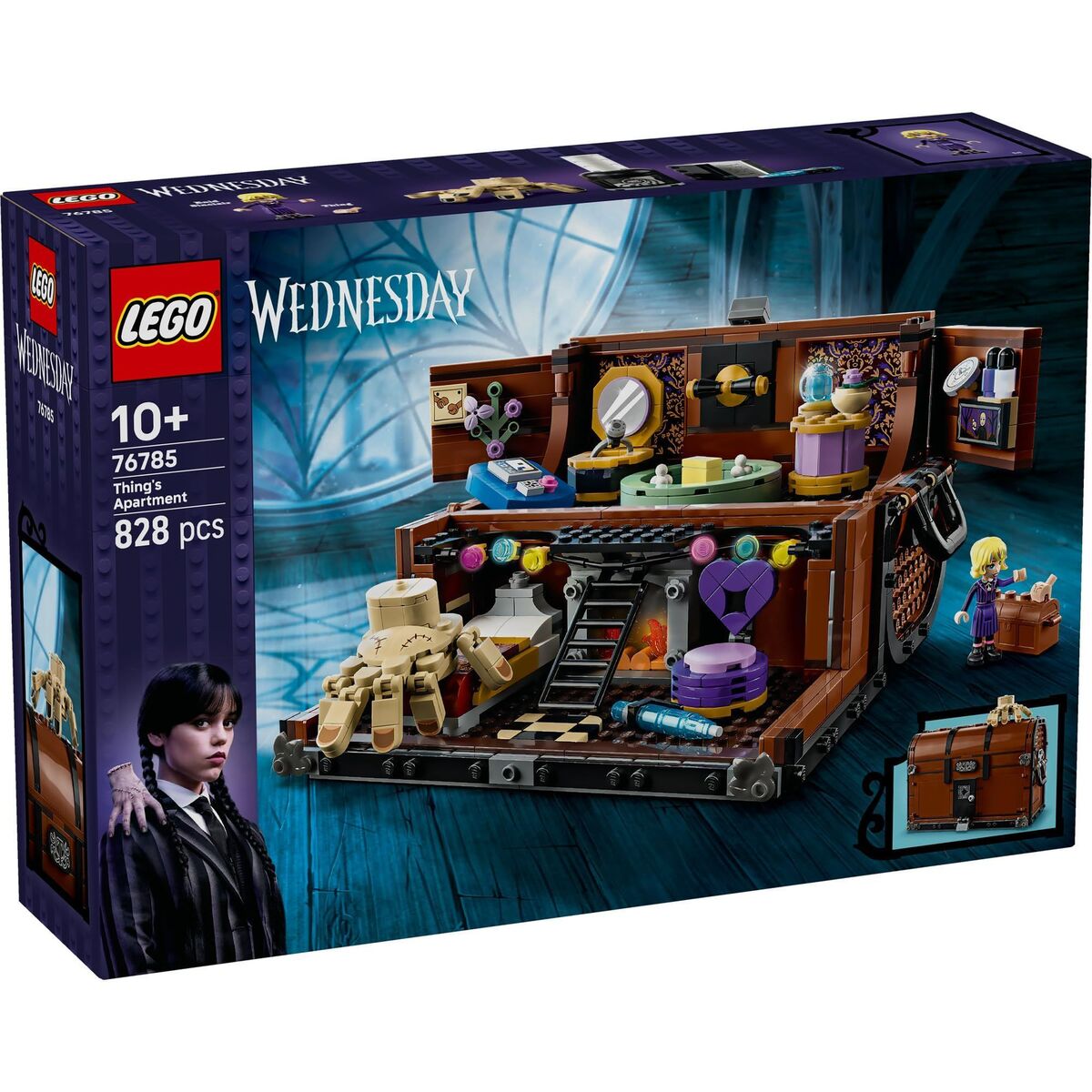 Set de Construcție Lego Wednesday 76785 Thing's Apartment 828 Piese - Jucarii si jocuri