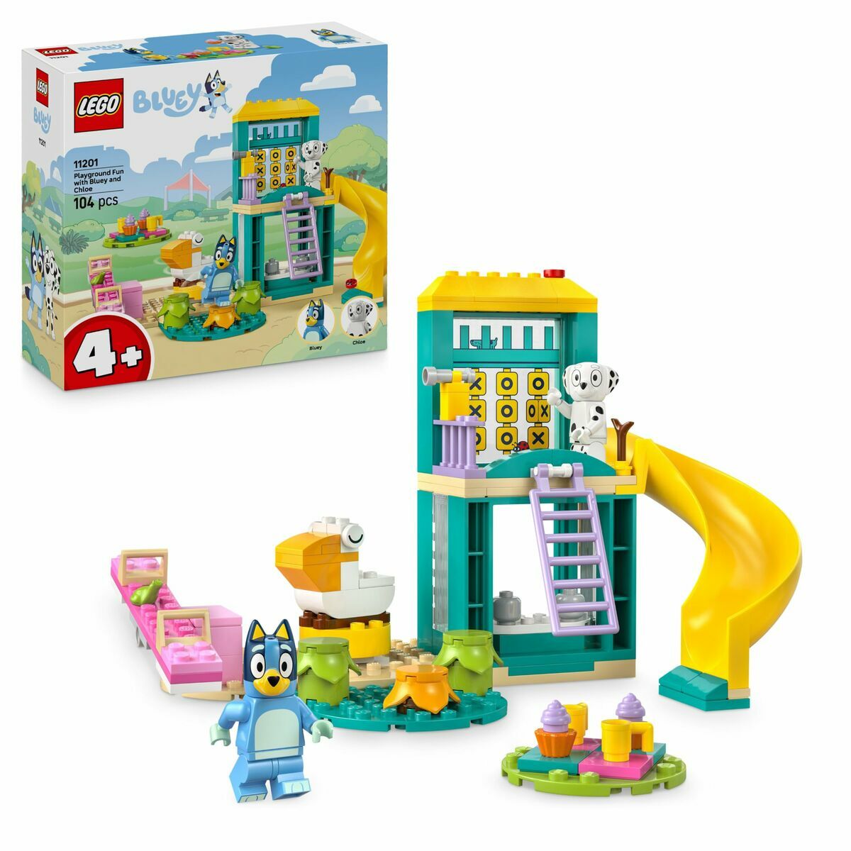 Set de Construcție Lego 11201 Playground Fun with Bluey and Chloe 104 Piese - Jucarii si jocuri