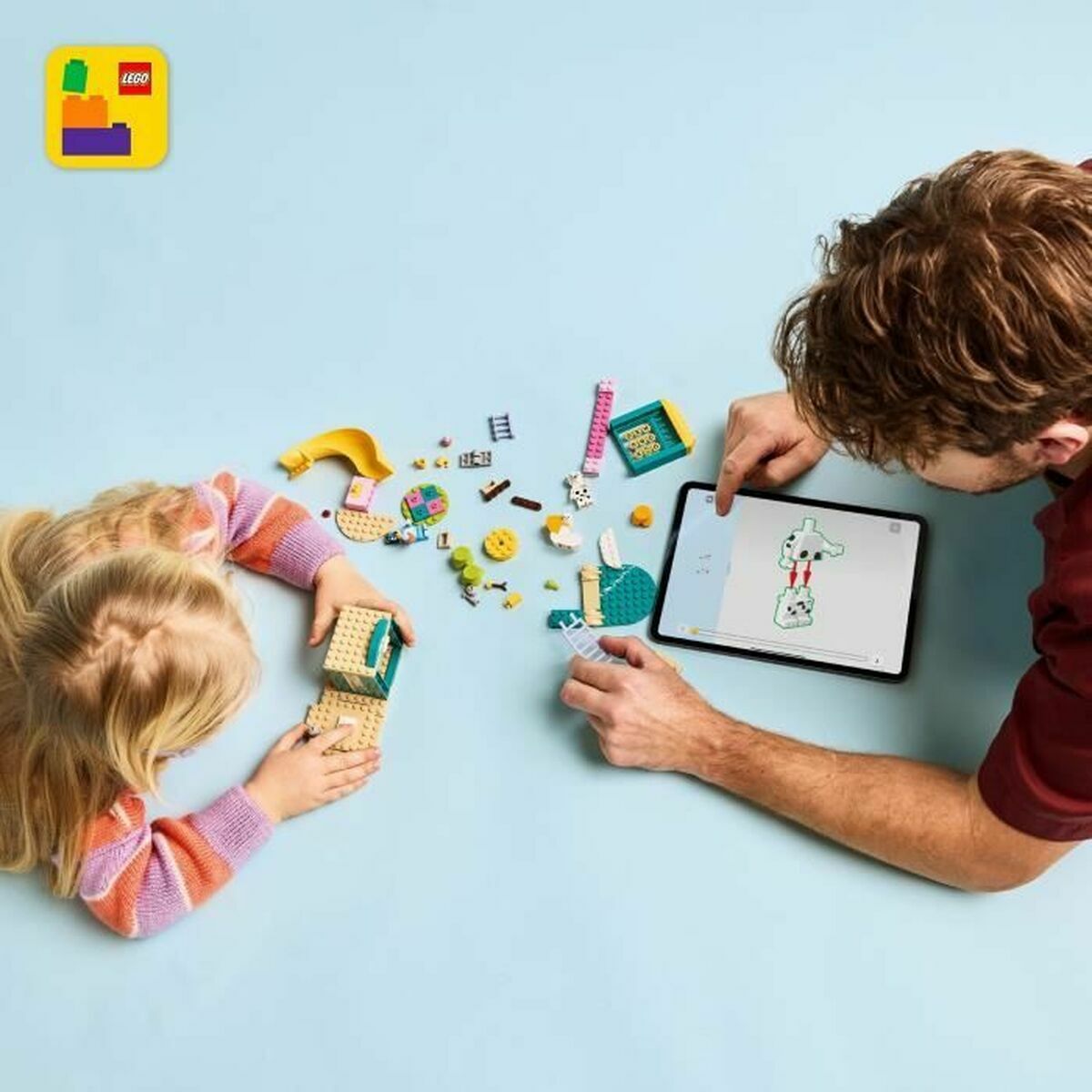 Set de Construcție Lego 11201 Playground Fun with Bluey and Chloe 104 Piese - Jucarii si jocuri