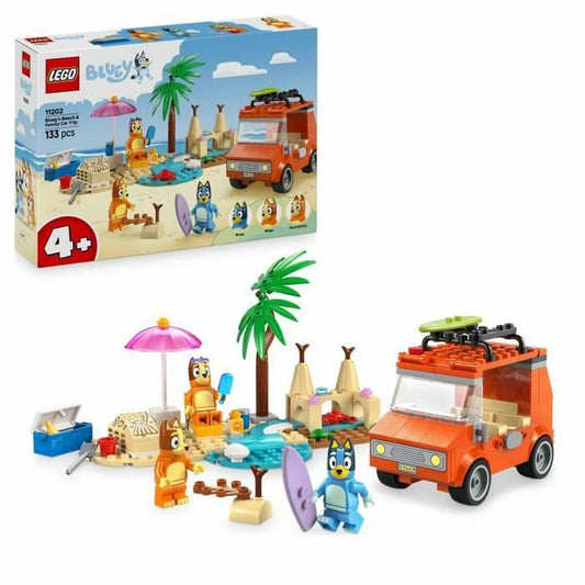 Set de Construcție Lego 11202 Bluey's Beach & Family Car Trip 133 Piese - Jucarii si jocuri