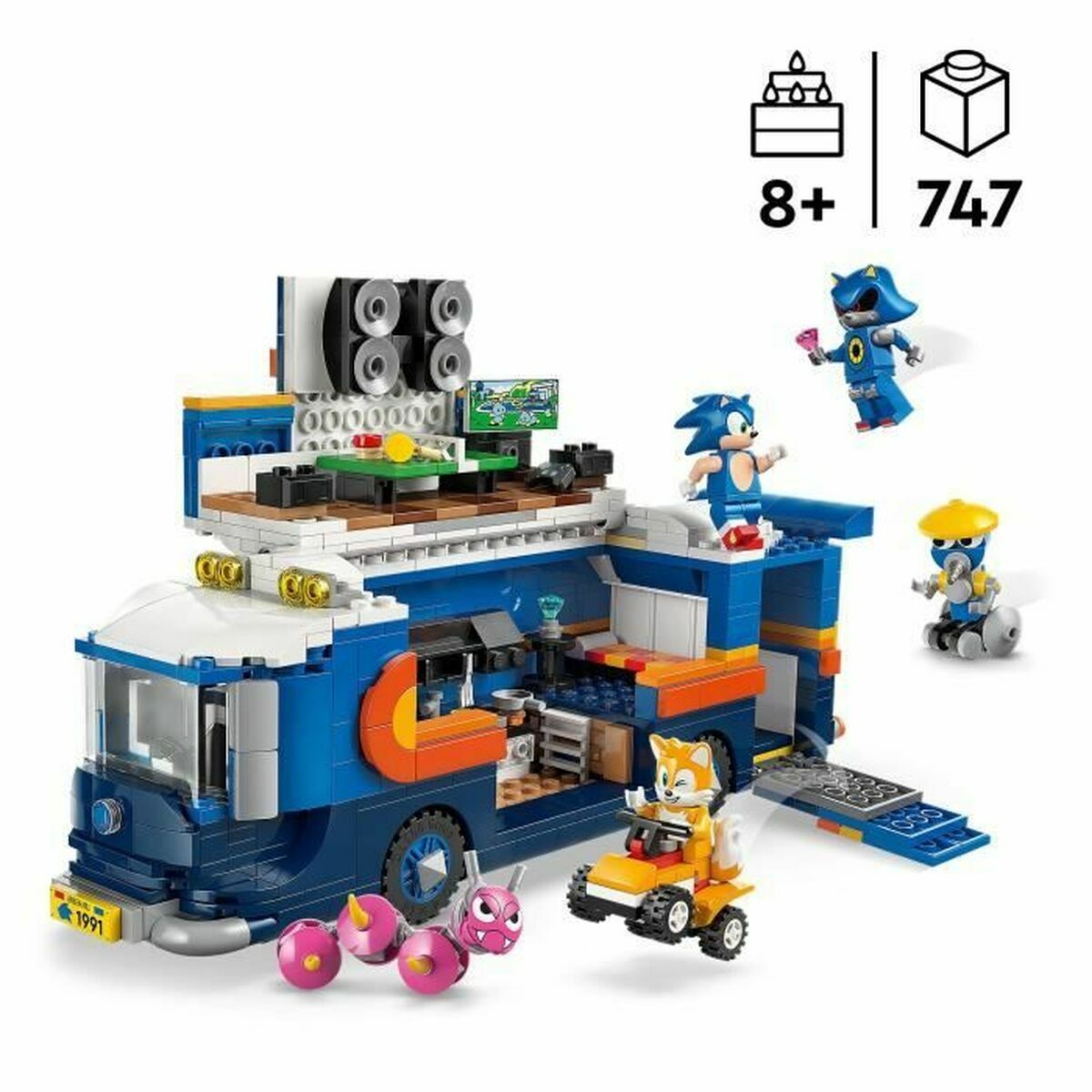 Set de Construcție Lego 77006 Team Sonic Command Truck 747 Piese - Jucarii si jocuri
