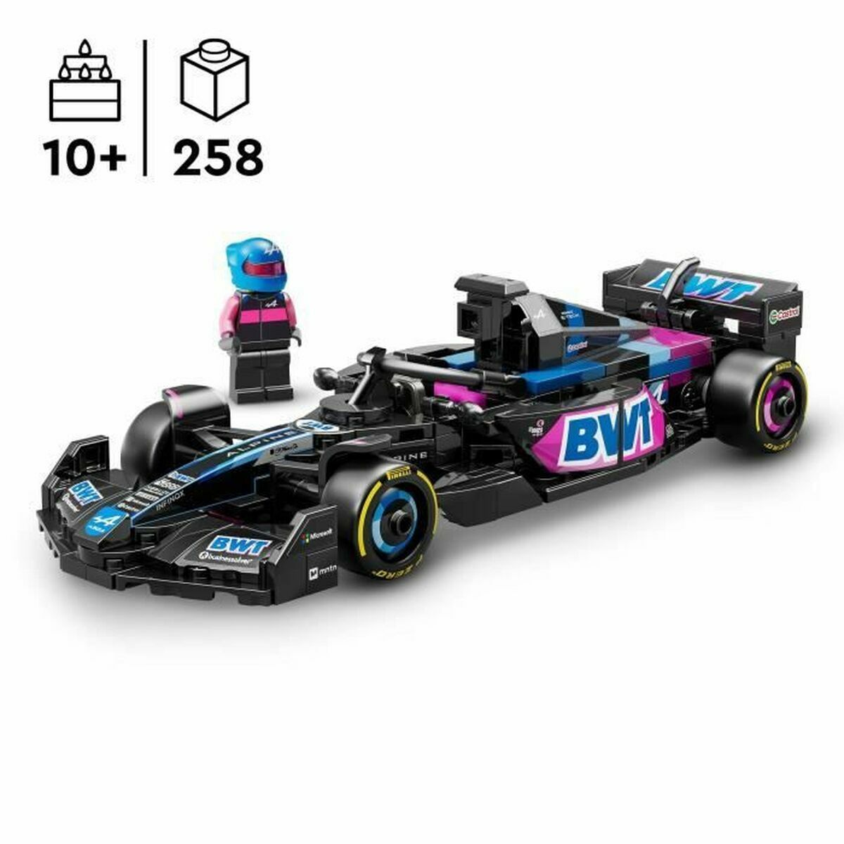 Set de Construcție Lego 77248 BWT Alpine Team A524 258 Piese - Jucarii si jocuri