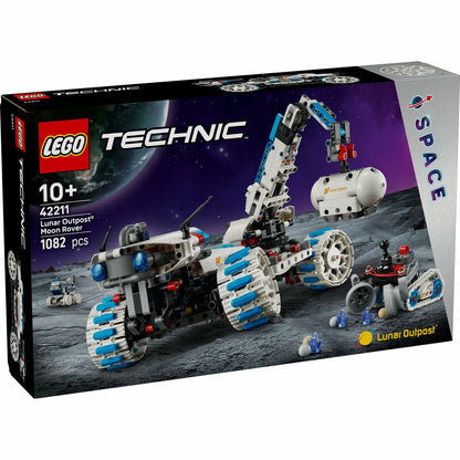 Set de Construcție Lego 42211 Lunar Outpost Moon Rover Space Vehicle 1082 Piese - Jucarii si jocuri