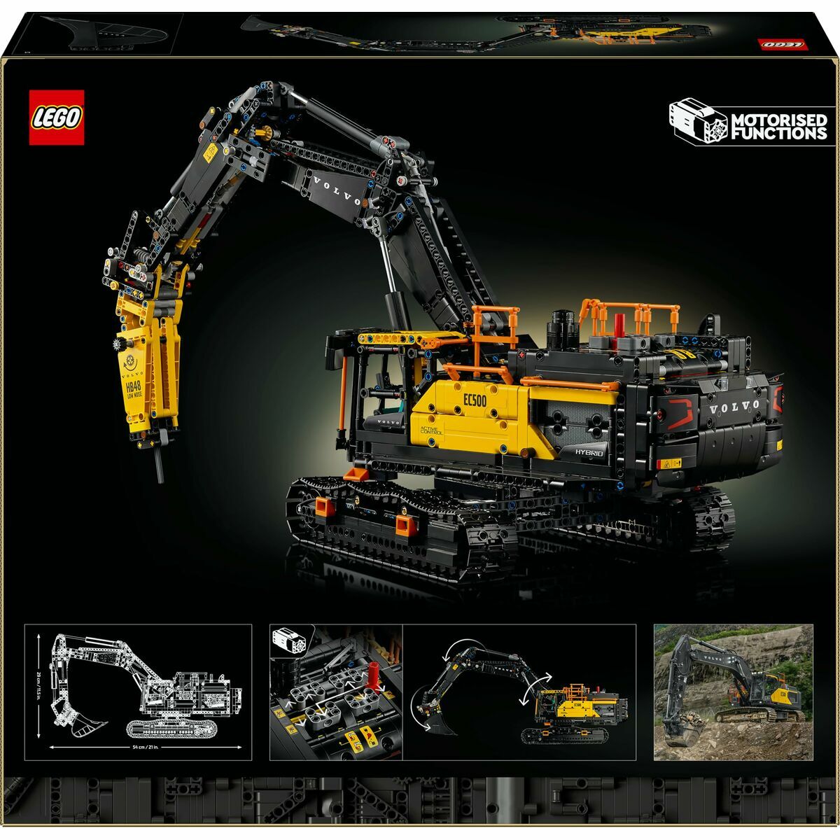 Set de Construcție Lego 42215 Volvo EC500 Hybrid Excavator 2359 Piese - Jucarii si jocuri