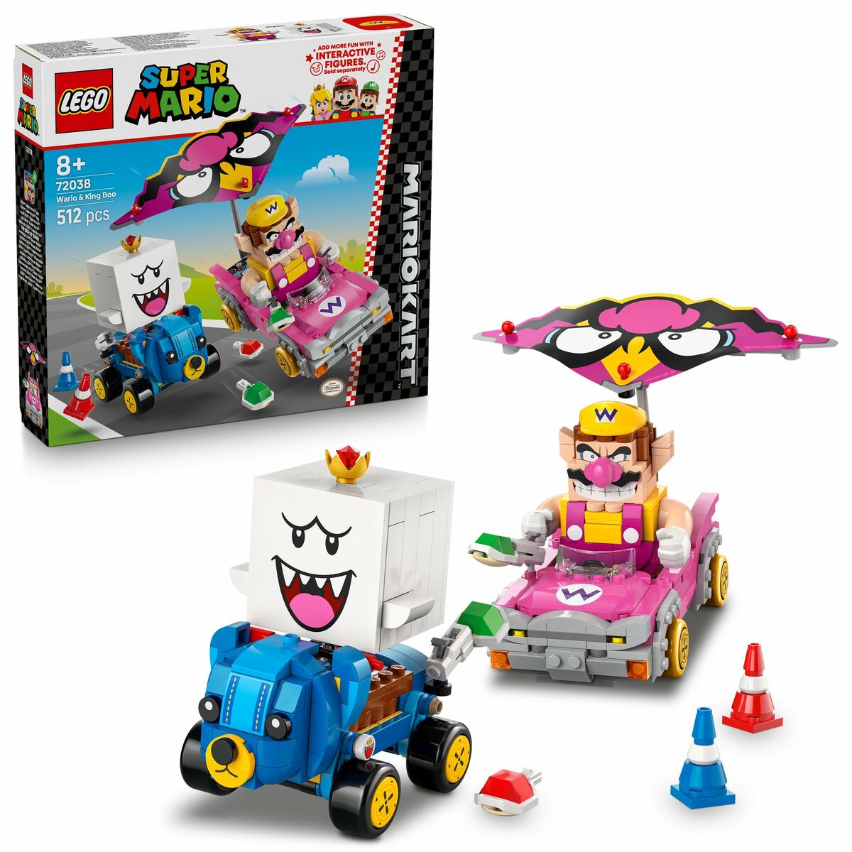 Set de Construcție Lego 72038 Wario and King Boo 512 Piese - Jucarii si jocuri