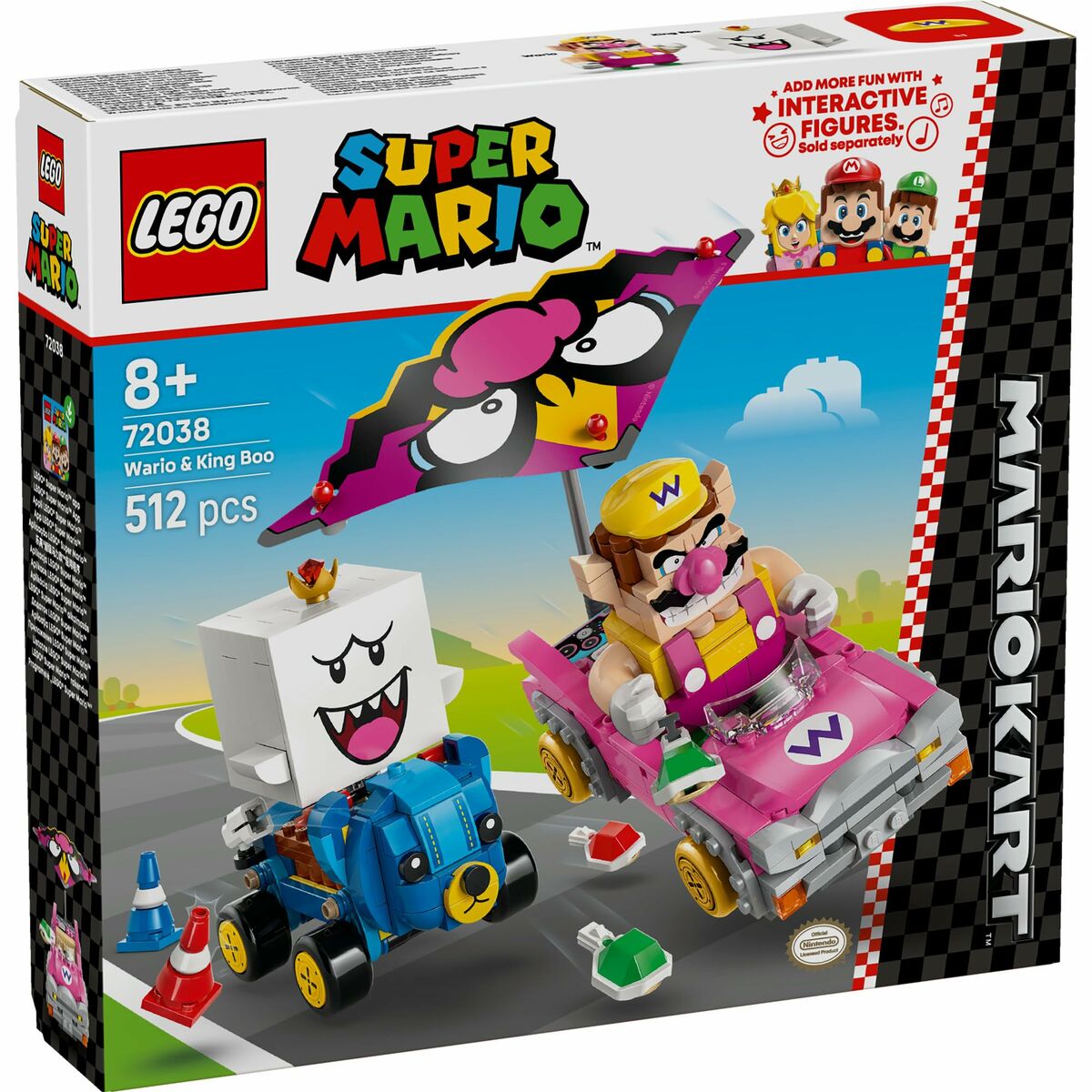Set de Construcție Lego 72038 Wario and King Boo 512 Piese - Jucarii si jocuri