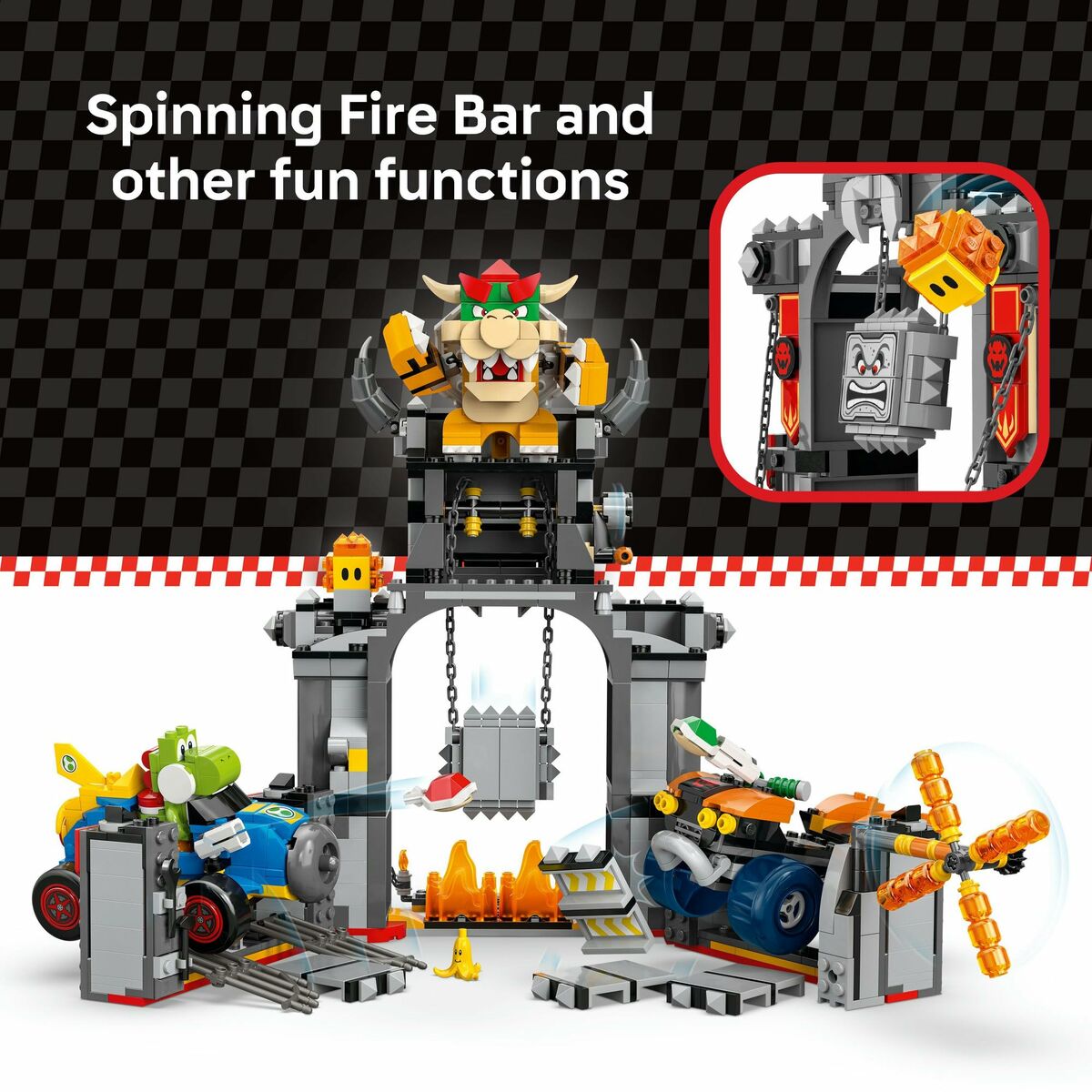 Set de Construcție Lego 72039 Bowser's Castle 1068 Piese - Jucarii si jocuri