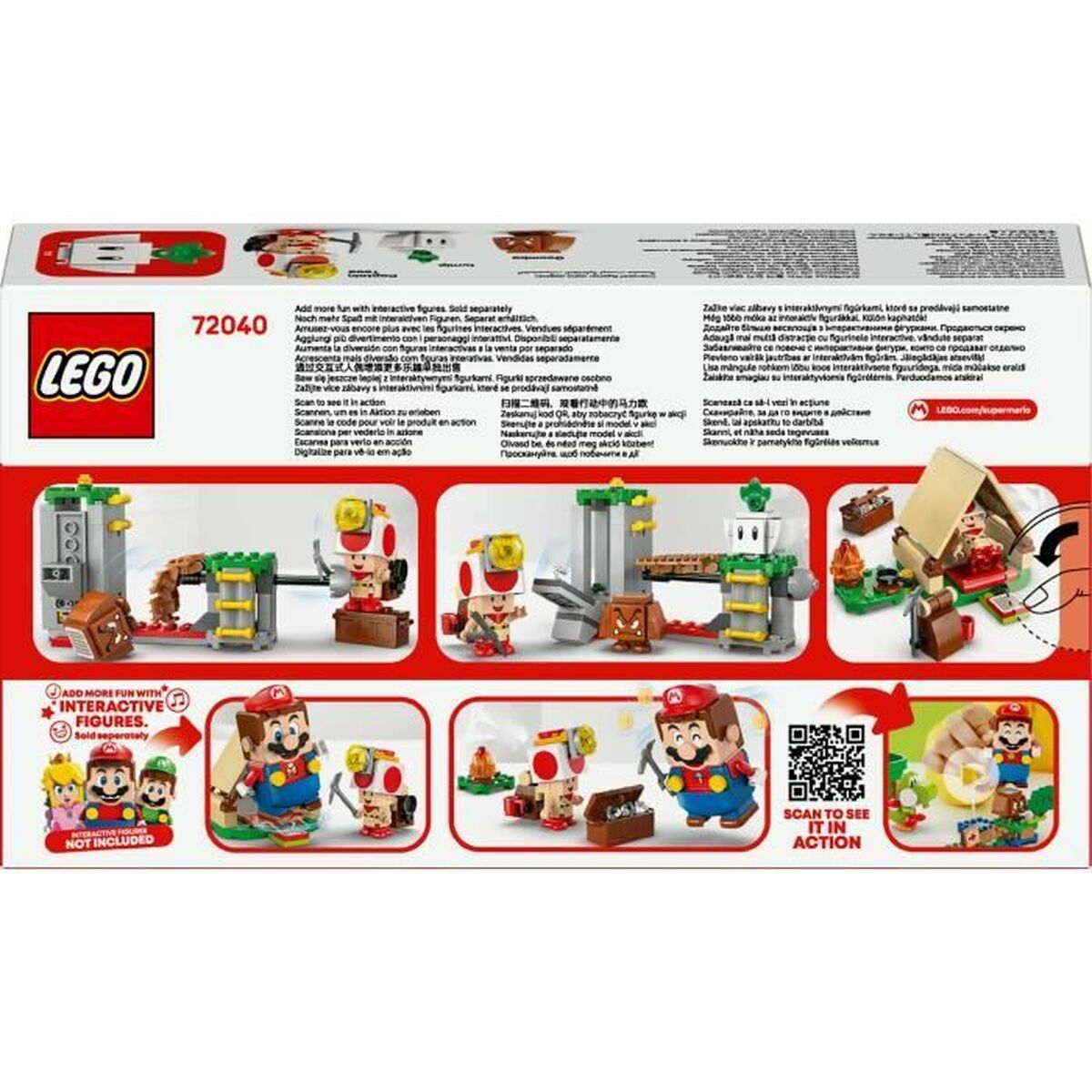 Set de Construcție Lego 72040 Super Mario Captain Toad's Camp 159 Piese - Jucarii si jocuri
