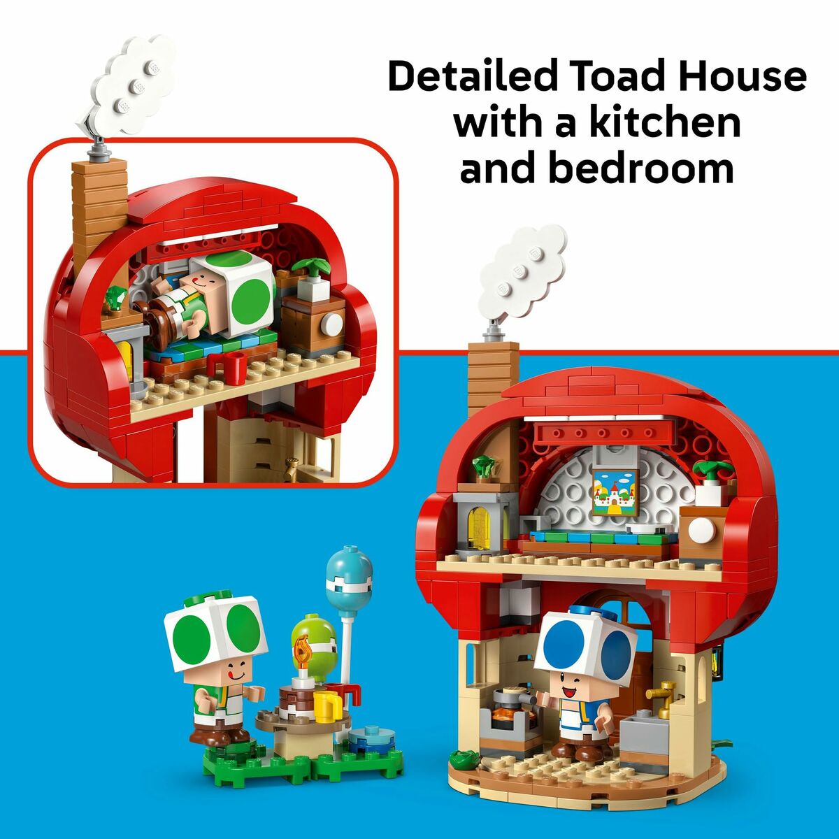 Set de Construcție Lego 72041 Party at Toad's House 276 Piese - Jucarii si jocuri