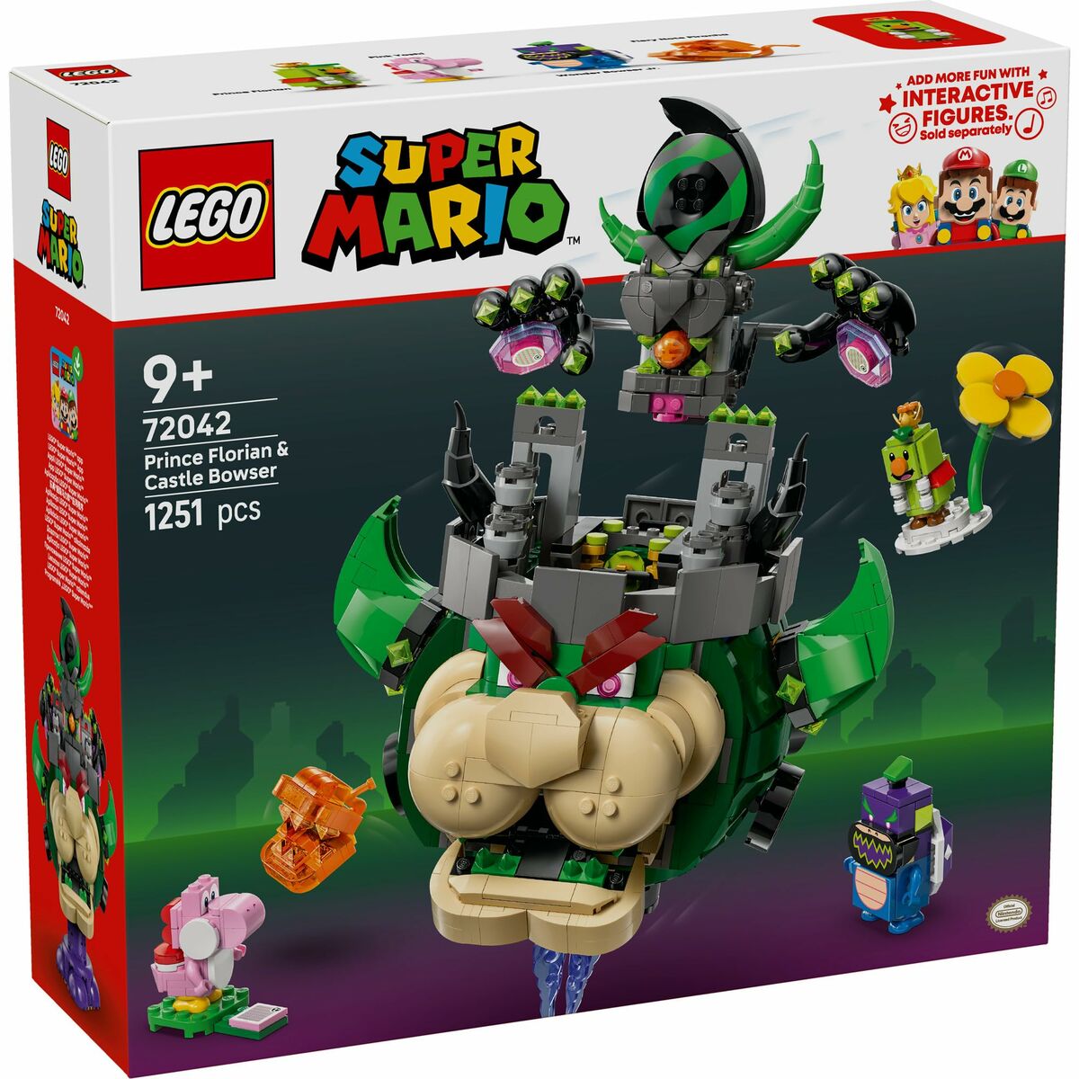 Set de Construcție Lego 72042 Prince Florian and Castle Bowser 1251 Piese - Jucarii si jocuri