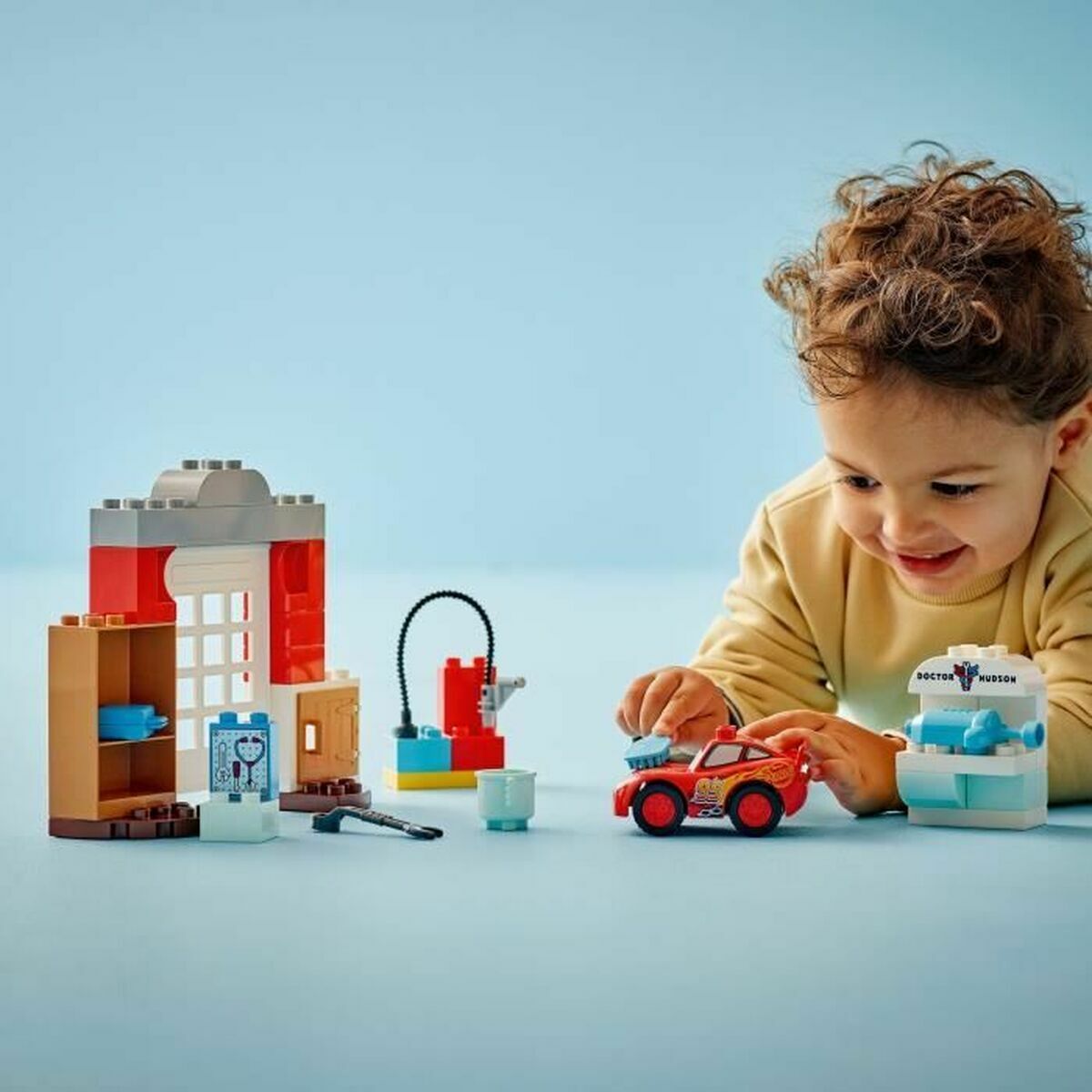 Set de Construcție Lego 10456 Lightning McQueen visits Doc 35 Piese - Jucarii si jocuri