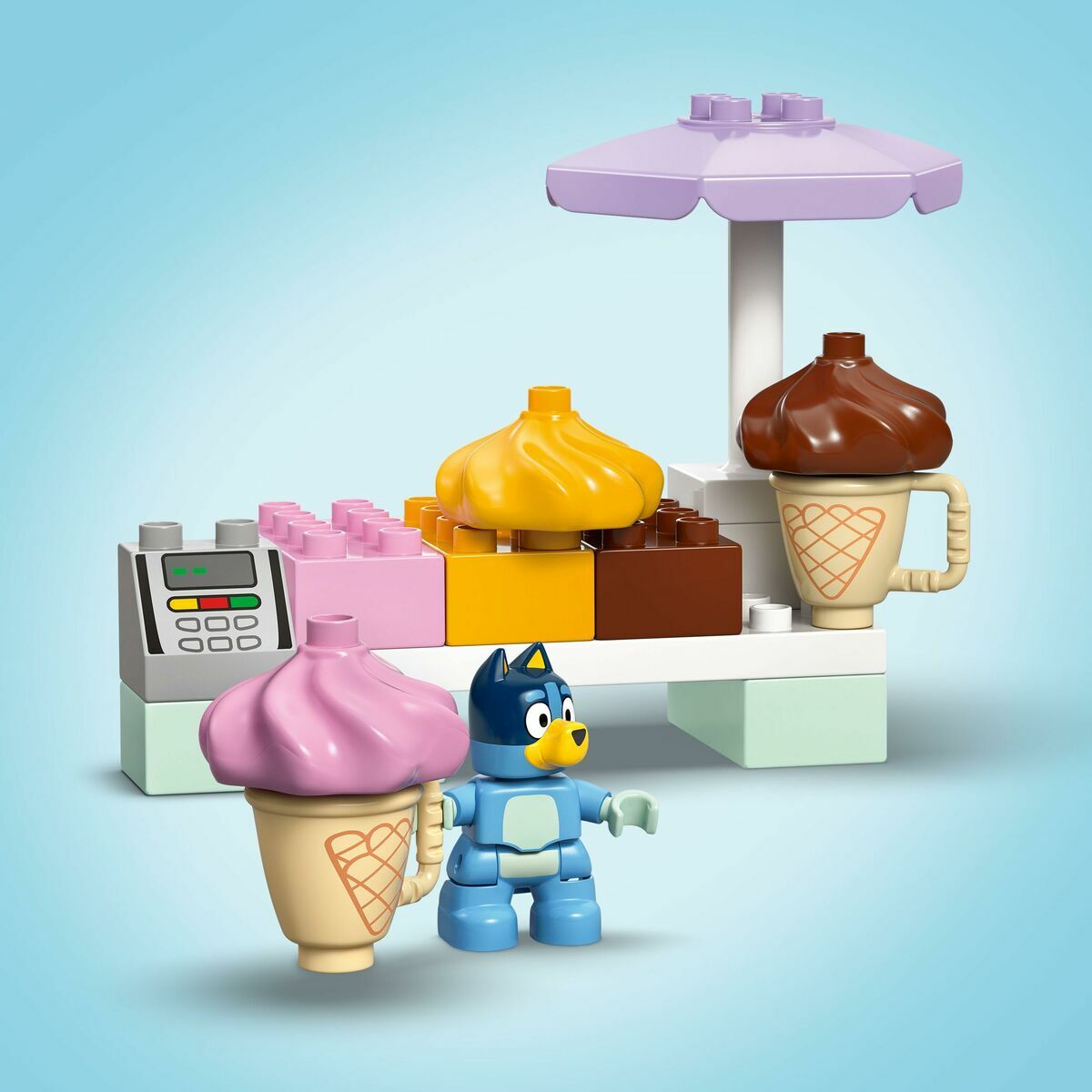 Set de Construcție Lego Duplo 10458 Ice Cream Trip with Bluey 22 Piese - Jucarii si jocuri